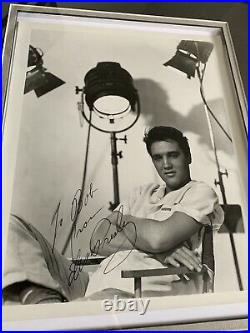 Elvis Presley 8x10 Hand-Signed Signature Framed