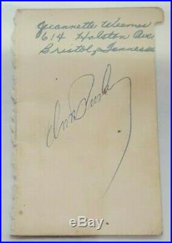 Elvis Presley Signed Cut Autograph with JSA Full Letter LOA/COA