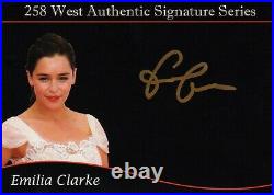 Emilia Clarke Signed Game Of Thrones Ltd Ed Autograph Card Only 100 Made