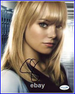 Emma Stone Signed 8x10 Photo Spider-Man Autographed Autograph COA