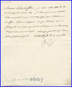 Emperor Napoleon Bonaparte Manuscript Letter Signed 04/21/1811