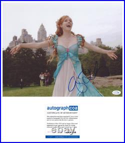 Enchanted Amy Adams Autographed Signed 11x14 Photo ACOA