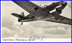 Erich Hartmann German All Time Highest Ace 352 Victories WW II Signed Postcard