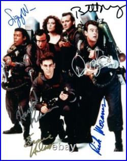 Ernie Hudson Ramis Murray Aykroyd Weaver + 1 signed 8x10 autographed Photo + COA
