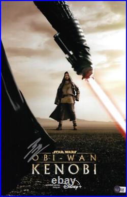 Ewan McGregor Autographed 11x17 OBI-WAN Poster Photo BAS Beckett Witnessed