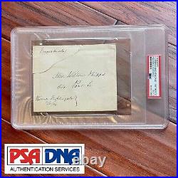 FLORENCE NIGHTINGALE PSA/DNA AUTOGRAPH Envelope SIGNED To Red Cross Member