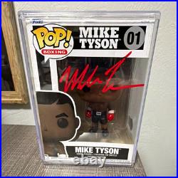 Funko Pop! Boxing Mike Tyson #01 Autographed Vinyl Figure with Protector Beckett
