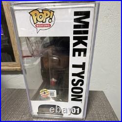 Funko Pop! Boxing Mike Tyson #01 Autographed Vinyl Figure with Protector Beckett