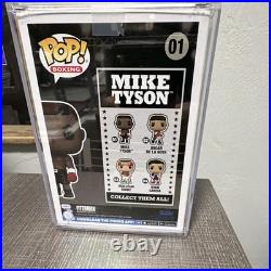 Funko Pop! Boxing Mike Tyson #01 Autographed Vinyl Figure with Protector Beckett