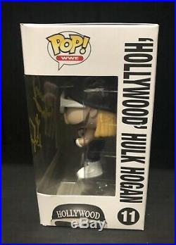 Funko Pop! Hollywood Hulk Hogan #11 WWE Signed-Autograph Certified RARE GRAIL