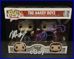 Funko Pop! Matt & Jeff Hardy Signed/Autograph The Hardy Boyz WWE JSA Certified