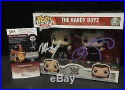 Funko Pop! Matt & Jeff Hardy Signed/Autograph The Hardy Boyz WWE JSA Certified