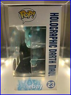 Funko Pop Star Wars Holographic Darth Maul SDCC 2012 Exclusive (Autographed)