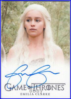 GAME OF THRONES SEASON 2 AUTOGRAPH CARD EMILIA CLARKE Daenerys Targaryen AUTO
