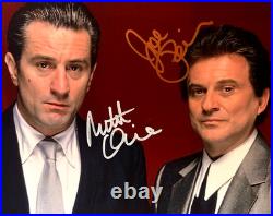GOODFELLAS Signed 8x10 Joe Pesci, Robert DeNiro Original Autographs + COA