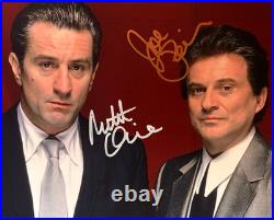 GOODFELLAS Signed 8x10 Joe Pesci, Robert DeNiro Original Autographs + COA