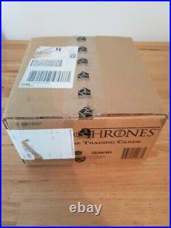 Game of Thrones Season 1 Factory Sealed 12 Box Card Case HBO Clarke Moama Auto