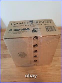 Game of Thrones Season 1 Factory Sealed 12 Box Card Case HBO Clarke Moama Auto