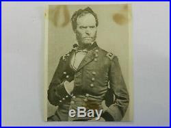 General William T. Sherman Photo & Autographed Signed Index Card