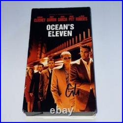 George Clooney & Matt Damon Autographed Ocean's Elevens VHS Tape