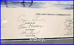 George H. Bush Gene Cernan John H. Glenn Alan B. Shepard JOE FOSS AUTOGRAPHED