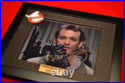 Ghostbusters BILL MURRAY DAN AYKROYD Signed Autograph, FRAME COA UACC RD#228 DVD
