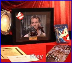 Ghostbusters BILL MURRAY DAN AYKROYD Signed Autograph, FRAME COA UACC RD#228 DVD