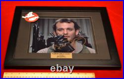 Ghostbusters BILL MURRAY DAN AYKROYD Signed Autograph, FRAME COA UACC RD#228 DVD