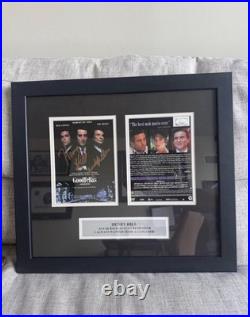 Goodfellas Henry Hill Signed DVD Cover Professionally Framed JSA COA