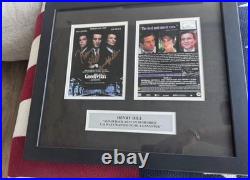 Goodfellas Henry Hill Signed DVD Cover Professionally Framed JSA COA