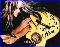 Guaranteed 8x10 Autographed by singer Melanie Safka Plus LE CD The Magic Bus