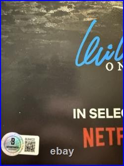 Guillermo Del Toro Autograph Signed 11x17 Frankestein Poster Photo Beckett COA