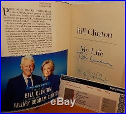 HOT ITEM! Only $149 Autographed Book My Life SIGNED by BILL & HILLARY CLINTON