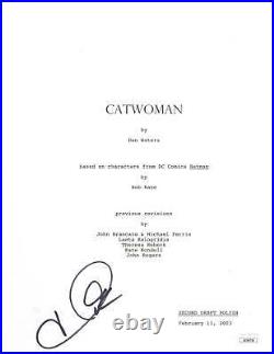 Halle Berry Signed Catwoman Script Cover Autographed JSA COA