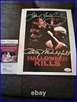 Halloween kills, hand signed original autographs. Signed by Anthony and James