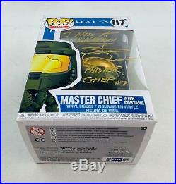 Halo Master Chief Funko POP Autographed by Steve Downes I Need A Weapon