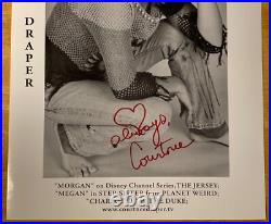 Hand SIGNED Courtnee Draper 8x10 Photo VERY SCARCE Disney Child Actor Autograph