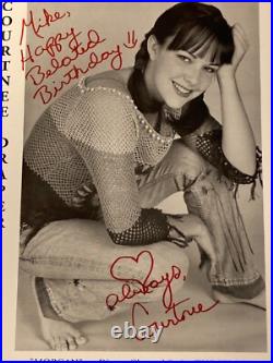 Hand SIGNED Courtnee Draper 8x10 Photo VERY SCARCE Disney Child Actor Autograph