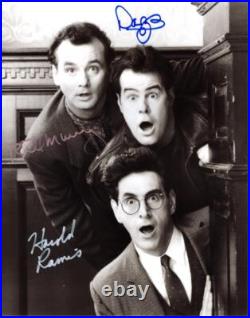 Harold Ramis Bill Murray Dan Aykroyd Autographed 11x14 Photo signed Pic + COA