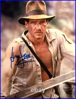 Harrison Ford Signed INDIANA JONES 8x10 Authentic Original Autograph + COA