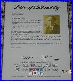 Harry Houdini Oct 6,1924 Signed Vintage 8 x 10 Photo. Psa Full Letter Coa