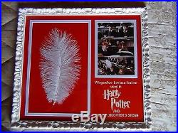 Harry Potter Screen Used Prop Feather Hermione Ron No Signed Photo Poster Coa