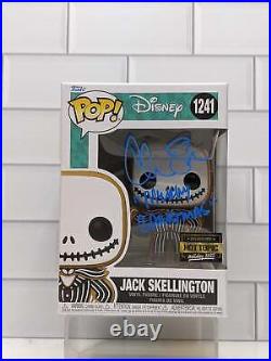 Hot Topic Exclusive Gingerbread Jack Skellington Autographed by Chris Sarandon