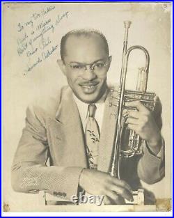 Howard Callender Autograph Jazz Trumpet Player Vintage Original Photo Signed