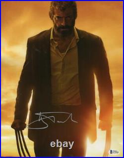 Hugh Jackman Signed 11x14 Metallic Photo X-men Wolverine Logan Autograph Bas H