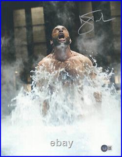 Hugh Jackman Signed Autograph 11x14 Photo Wolverine Beckett Marvel Bas