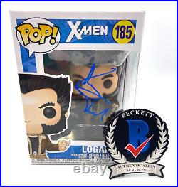 Hugh Jackman Signed Autograph Funko Pop Logan Wolverine Beckett Bas Coa X-men