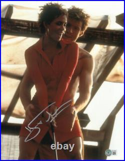 Hugh Jackman Swordfish Signed Autograph 11x14 Photo Bas Beckett