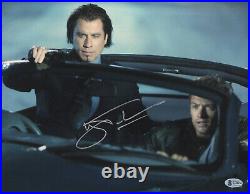 Hugh Jackman'swordfish' Autograph Signed 11x14 Photo Bas Beckett 61