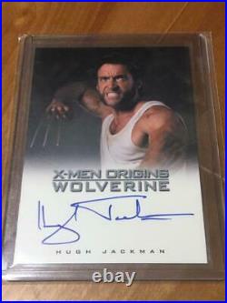 Hugh jackman signed x-men origins wolverine autograph Singed card 2009